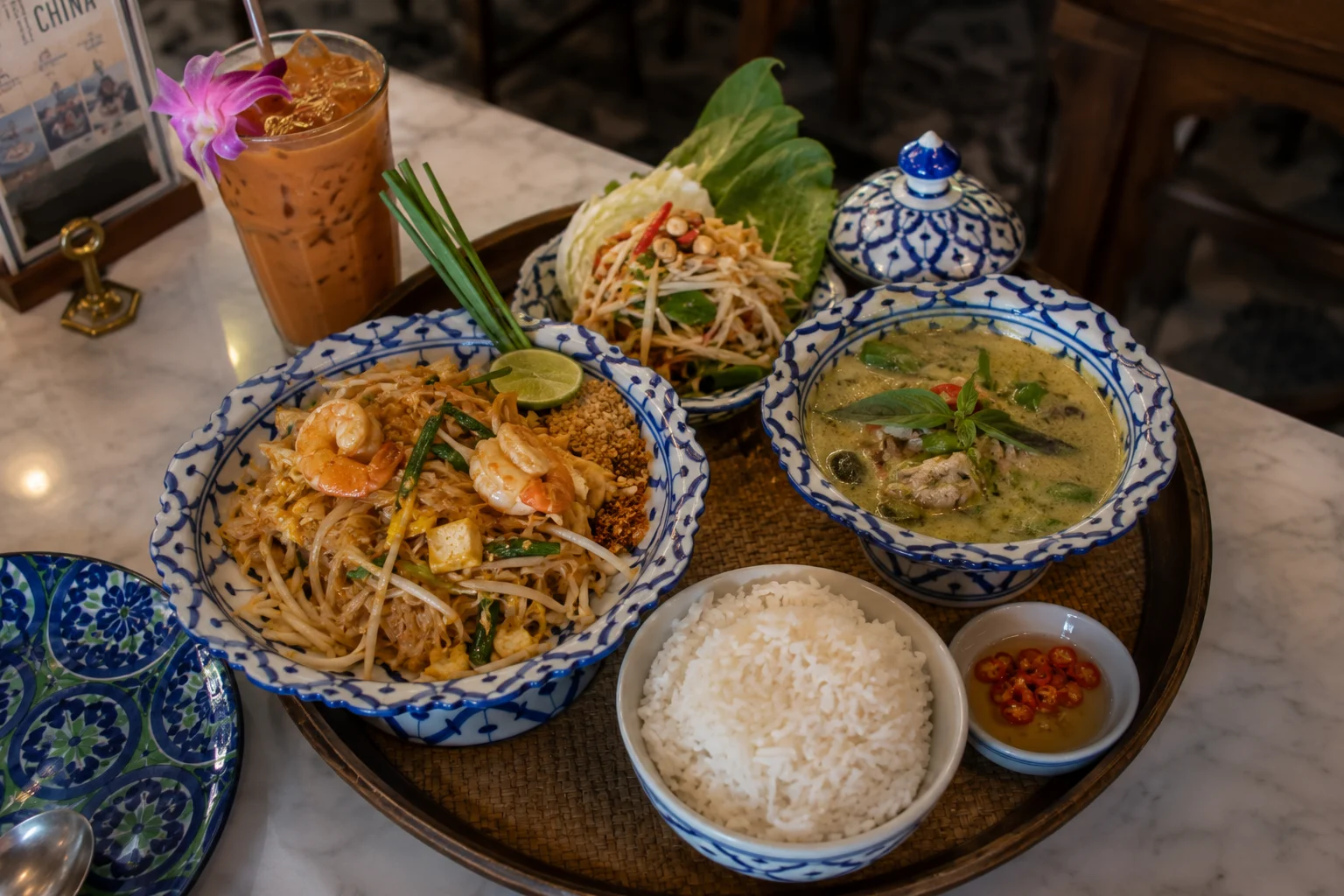 Локальная тайская еда в Phuket Town