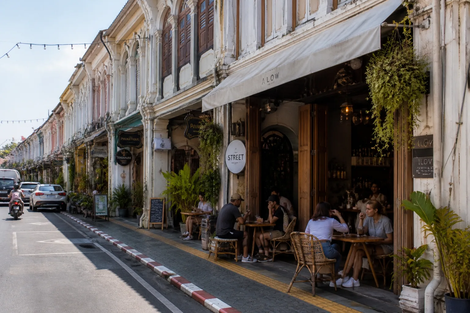 Кафе и кофейни на Yaowarat Road в Phuket Town