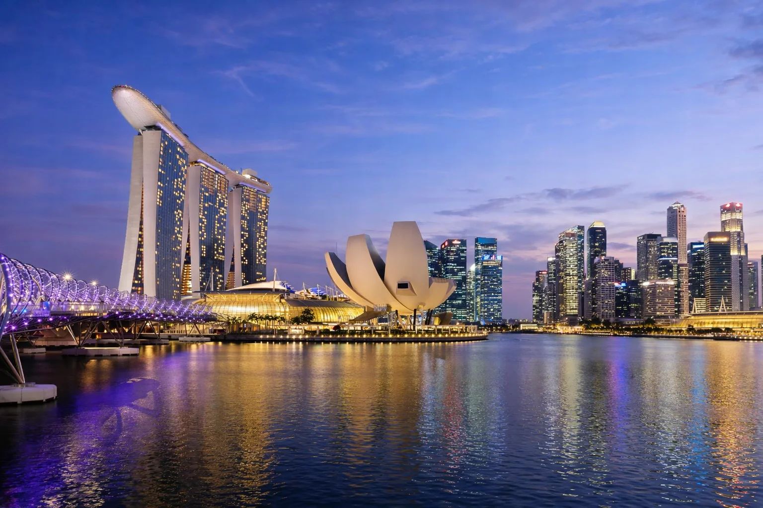 Экскурсия в Сингапур из Пхукета — вид на Marina Bay и центр Сингапура